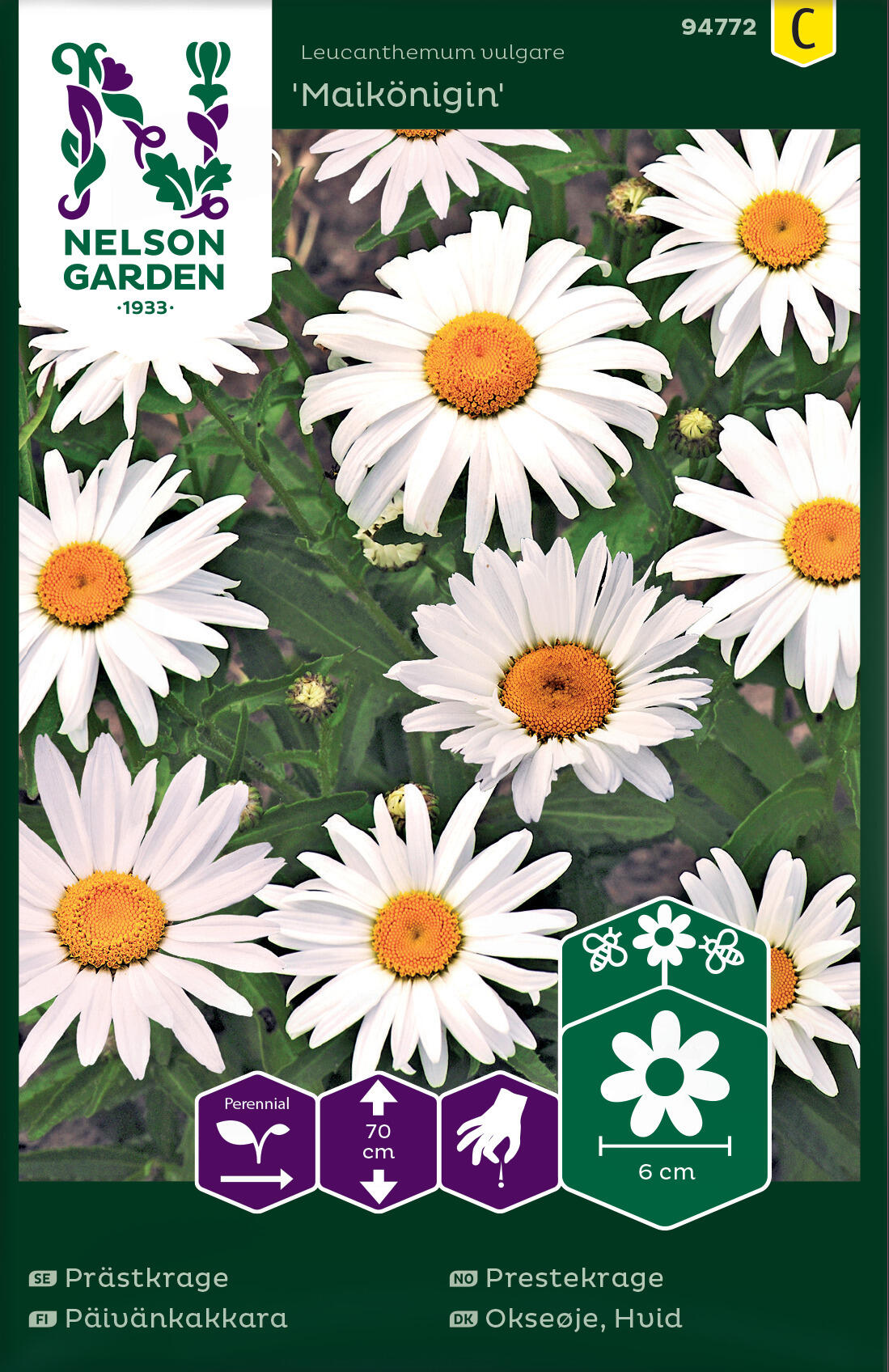 Prästkrage 'Maikönigin'